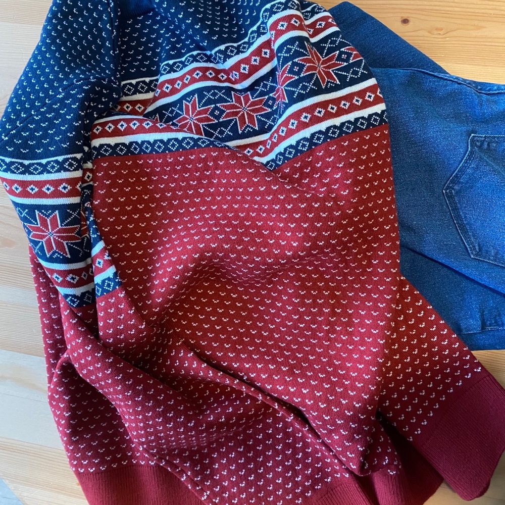 Cozy holiday crewneck